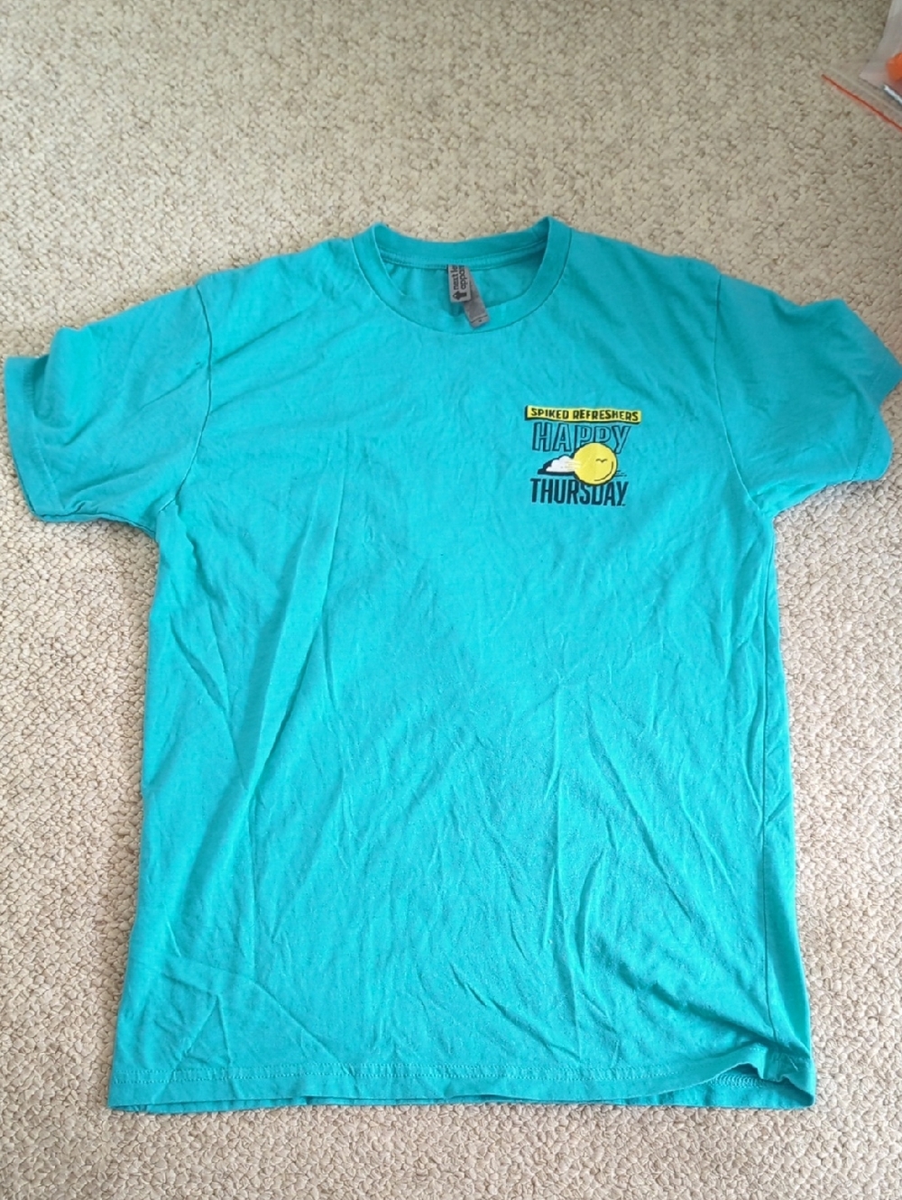 Happy Thursday Teal Graphic Men's T‑Shirt